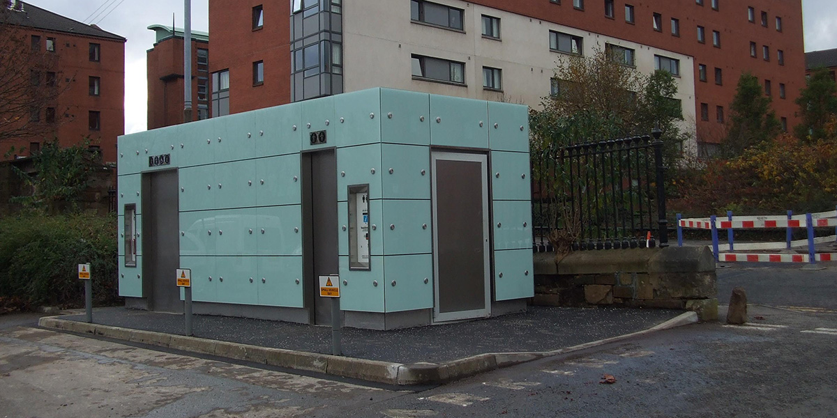 Toilette autopulenti per disabili e normodotati a Glasgow